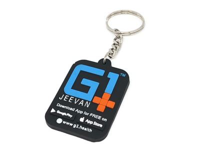 PVC Rubber Key Chain