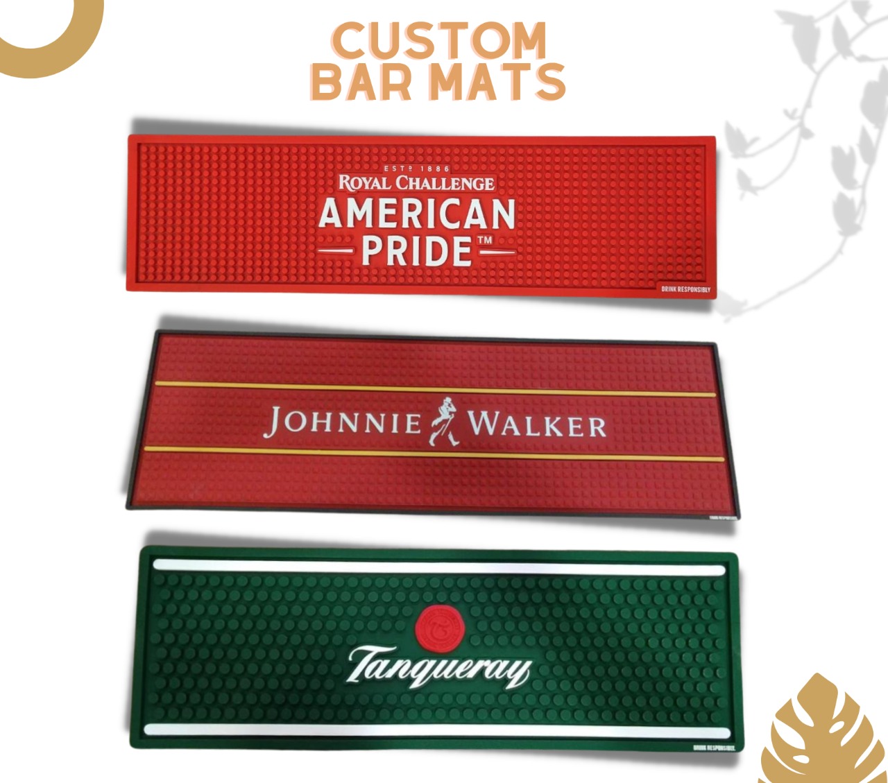 Promotional barmats,bar mats manufacturer,bar mats supplier,rubber bar mats,printed bar mats,customize bar mats,custom bar mats,bar mats wholesaler,bar mat wholesale-BALAJEECREATIONS.COM